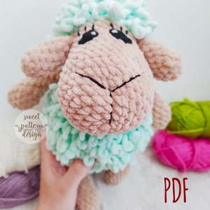 Amigurumi Sheep Crochet Pattern, Crochet Lamb Pattern, Tutorial Amigurumi, Crochet Sheep PDF, Crochet Sheep, Easy Crochet Pattern image 5
