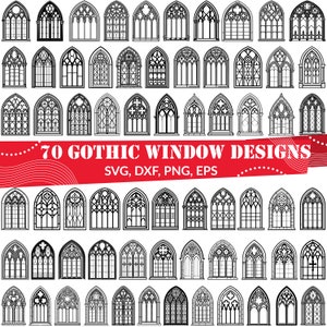 Gothic Window SVG Bundle, Gothic Window dxf, Gothic Window png, Gothic Window vector, Gothic Window outline, Gothic Window clipart
