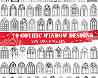 Gothic Window SVG Bundle, Gothic Window dxf, Gothic Window png, Gothic Window vector, Gothic Window outline, Gothic Window clipart