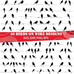 Vögel auf Draht SVG-Bundle, Vogel sitzend svg, Vögel auf Draht dxf, Vögel auf Draht png, Vögel auf Draht Vektor, Vögel auf Draht Clipart