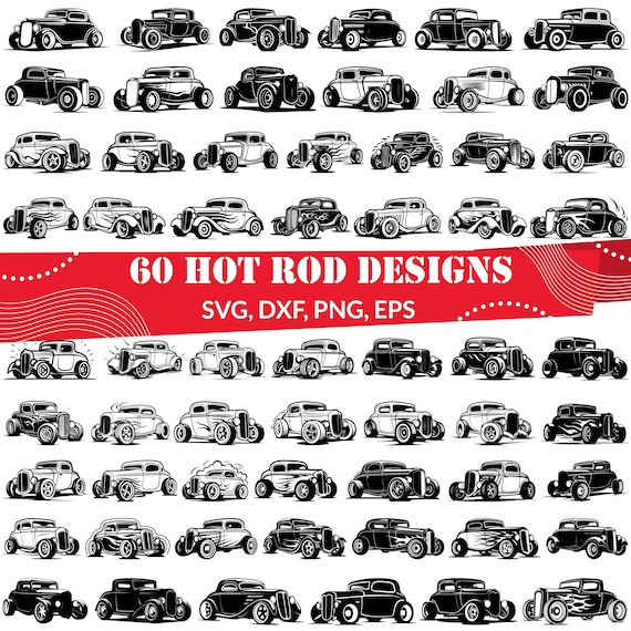Hot Rod SVG Bundle, VIntage Hot Rod png, Hot Rod dxf, Hot Rod png, Hot Rod eps,Hot Rod vector, Hot Rod Clipart, Hot Rod monogram