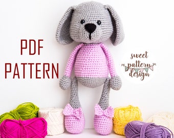 Amigurumi Big Dog Crochet Pattern, Amigurumi Pattern, Crochet PDF Pattern, Tutorial Amigurumi, Amigurumi Dog, Dog Pattern, Amigurumi Doll