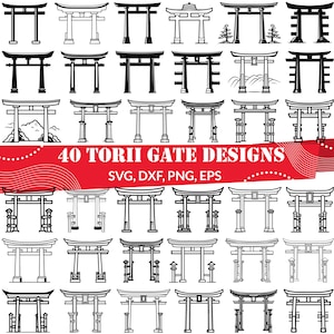 Torii Gate SVG Bundle, Torii Gate dxf, Torii Gate png, Torii Gate vector, Torii Gate outline, Torii Gate clipart, Torii Gate design