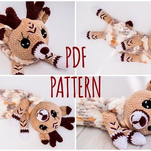 Amigurumi Deer Pajamas Bag Pattern, Amigurumi Pattern, Crochet PDF Pattern, Tutorial Amigurumi, Amigurumi Deer, Deer Pattern, Amigurumi Bag image 8