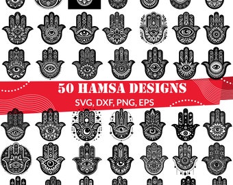 Hamsa SVG Bundle, Hamsa Hand svg, Hamsa dxf, Hamsa png, Hamsa eps, Hamsa vector, Hamsa cut files