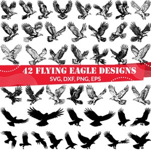Bundle SVG aquila volante, dxf aquila volante, png aquila volante, vettore aquila volante, contorno aquila volante, clipart aquila volante, uccello aquila svg