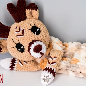 Amigurumi Deer Pajamas Bag Pattern, Amigurumi Pattern, Crochet PDF Pattern, Tutorial Amigurumi, Amigurumi Deer, Deer Pattern, Amigurumi Bag image 3