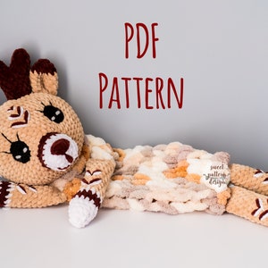 Amigurumi Deer Pajamas Bag Pattern, Amigurumi Pattern, Crochet PDF Pattern, Tutorial Amigurumi, Amigurumi Deer, Deer Pattern, Amigurumi Bag image 2