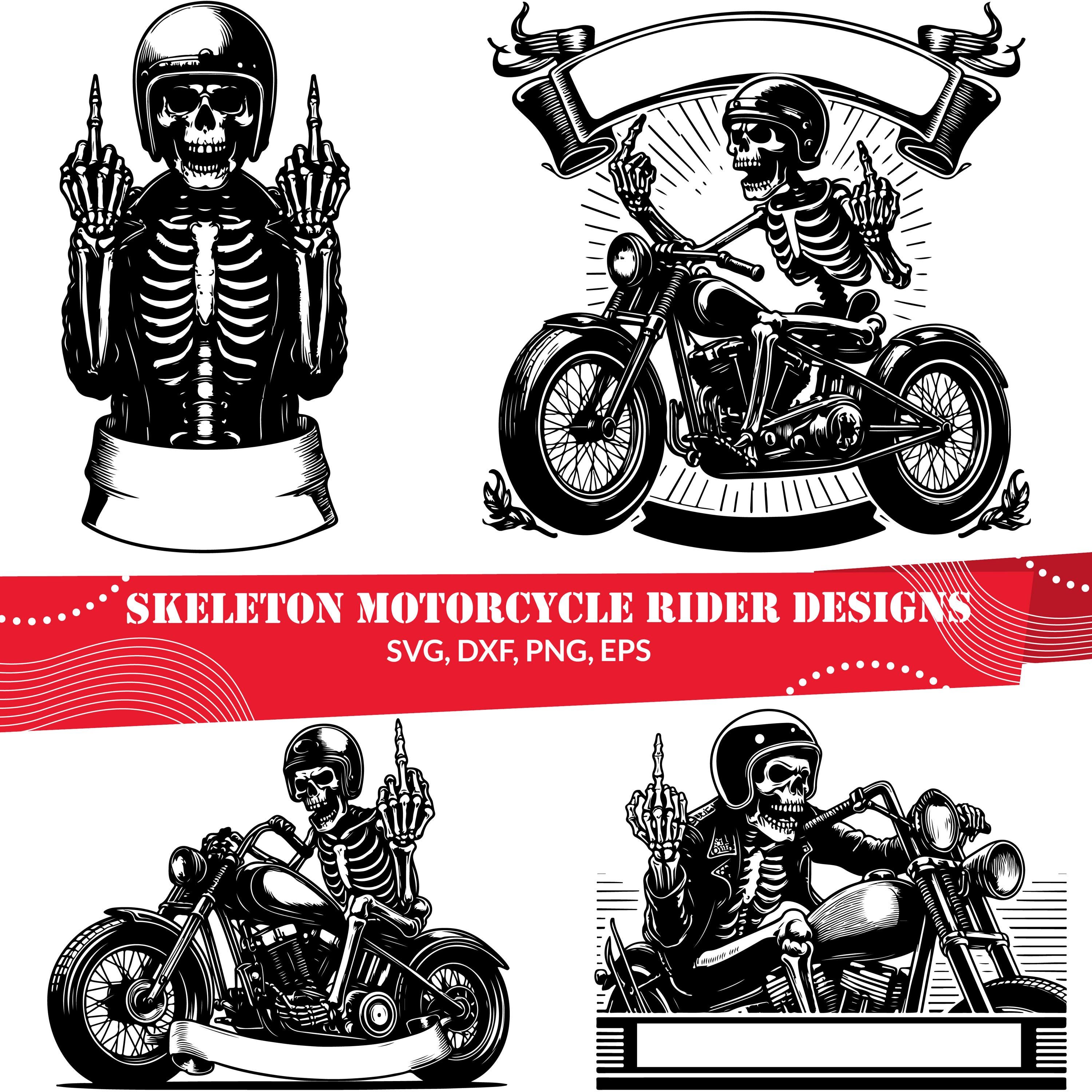 Skeleton motorcycle México