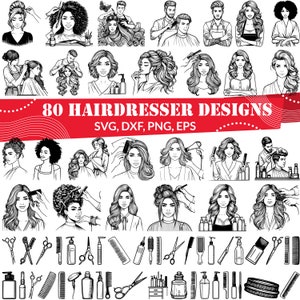 Hairdresser SVG Bundle, Hairdresser dxf, Hairdresser png, Hairdresser eps,Hairdresser vector,Hairdresser Tools Svg, Hair Stylist svg
