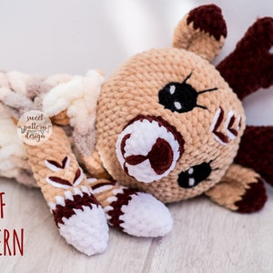 Amigurumi Deer Pajamas Bag Pattern, Amigurumi Pattern, Crochet PDF Pattern, Tutorial Amigurumi, Amigurumi Deer, Deer Pattern, Amigurumi Bag image 5