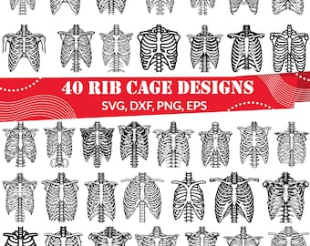 胸郭 SVG バンドル、人間の骨格 svg、胸郭 dxf、胸郭 png、骨格骨 svg、胸郭ベクトル、胸郭アウトライン、胸郭クリップアート