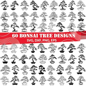 Bonsai Tree SVG Bundle, Bonsai Tree dxf, Bonsai Tree png, Bonsai Tree vector, Bonsai Tree outline, Bonsai Tree clipart,Bonsai Tree design