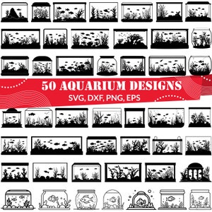 Curated visual reference: Gallery Detail: Aquarium Svg Bundle Aquarium Dxf Aquarium Png Aquarium Eps Aquarium