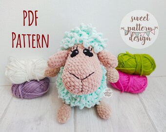 Amigurumi Sheep Crochet Pattern, Crochet Lamb Pattern, Tutorial Amigurumi, Crochet Sheep PDF, Crochet Sheep, Easy Crochet Pattern