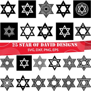 Star of David SVG | Jewish Symbol Clipart | Religious Heritage Design