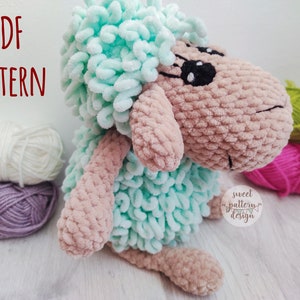Amigurumi Sheep Crochet Pattern, Crochet Lamb Pattern, Tutorial Amigurumi, Crochet Sheep PDF, Crochet Sheep, Easy Crochet Pattern image 4
