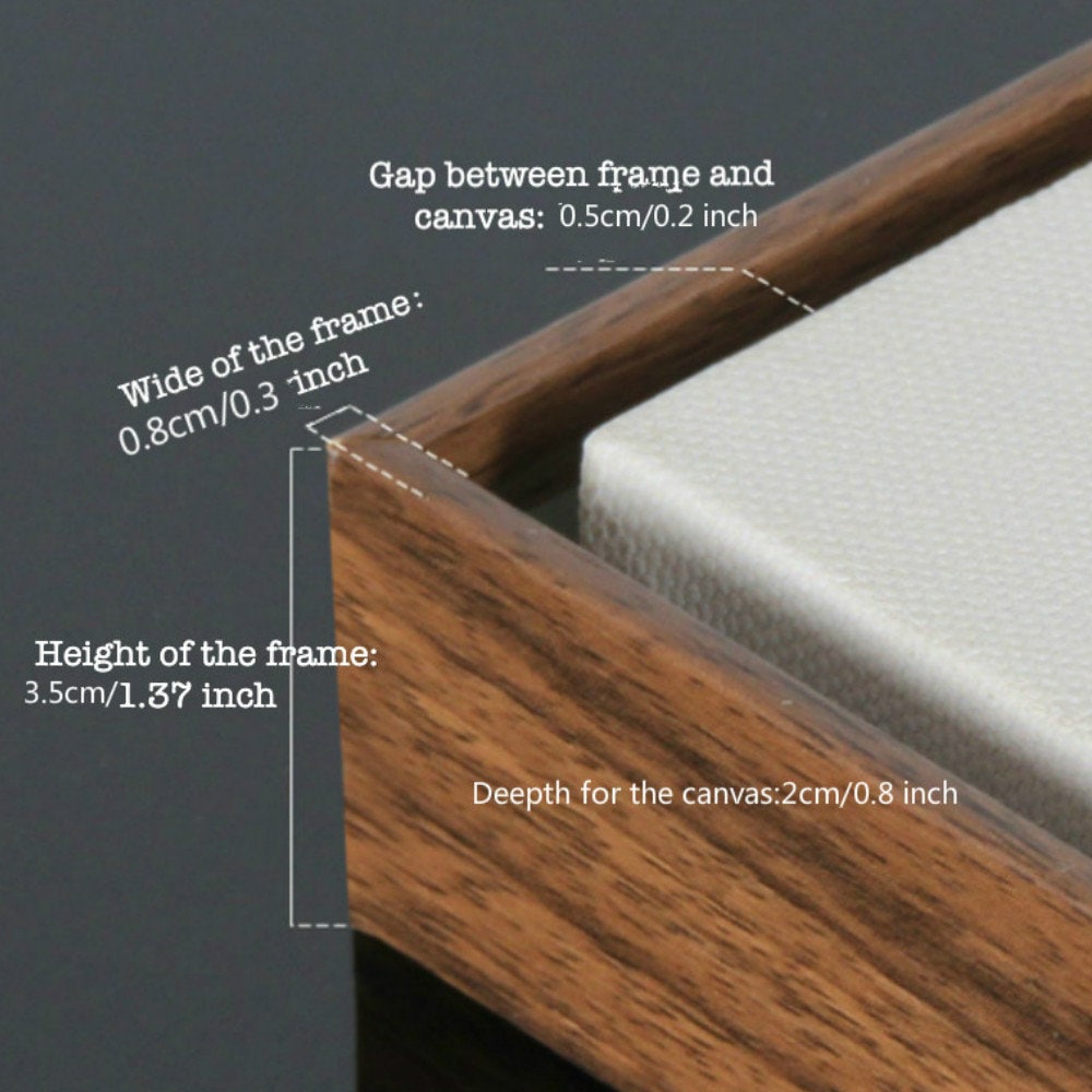 DIY Floating Frame for Stretched Canvas0.8/2cm Etsy UK
