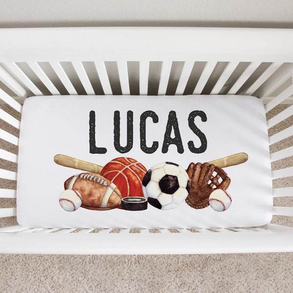 Football Crib Sheet Etsy