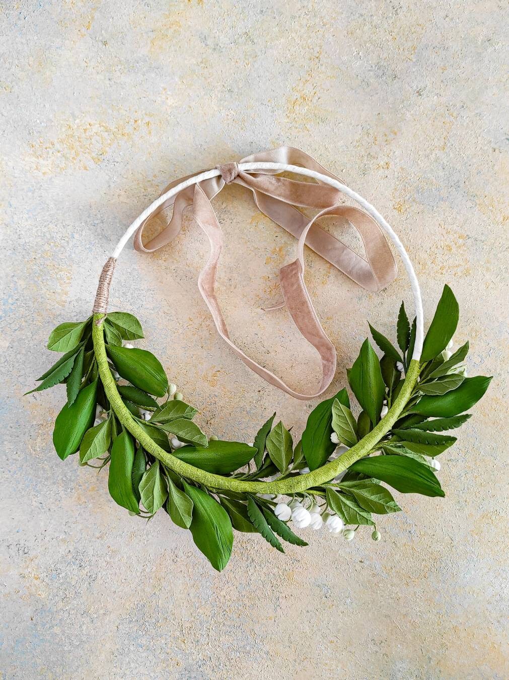 Lily of the Valley Wreath Real Touch Lily of the Valley | Etsy