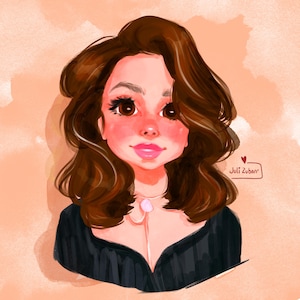 Retrato personalizado a partir de una foto, foto de perfil en caricatura, retrato digital, retrato en acuarela, estilo caricatura, encargar un retrato