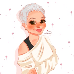 Stylelized Portrait, Custom cartoon Portrait, illustration from photo, profile avatar, portrait logo,Illustration picture,Digital art