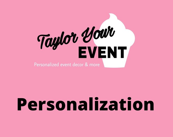 Personalization Fee