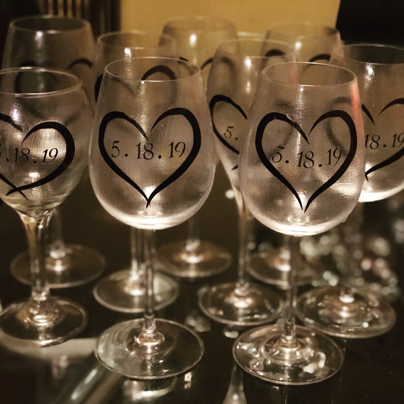 Personalized wine Glasses