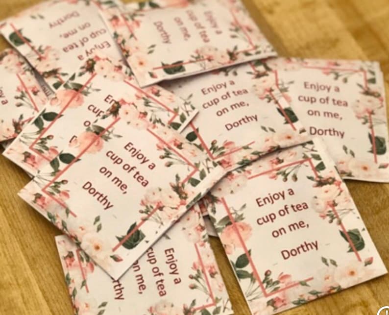 personalized tea party set