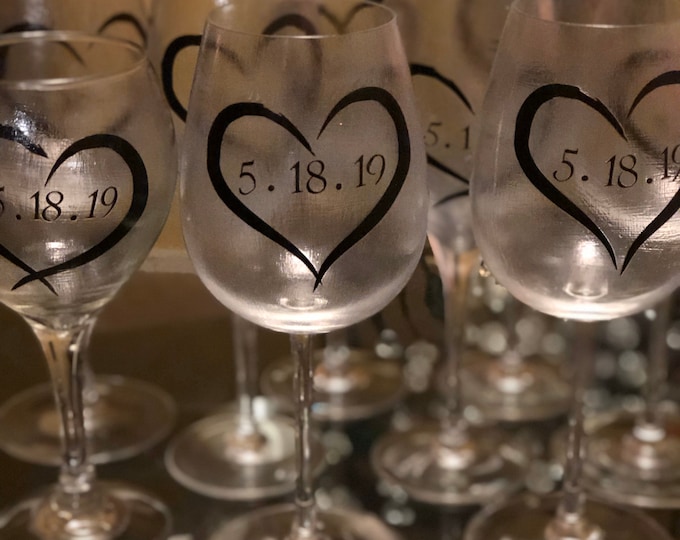 Personalized wine Glasses