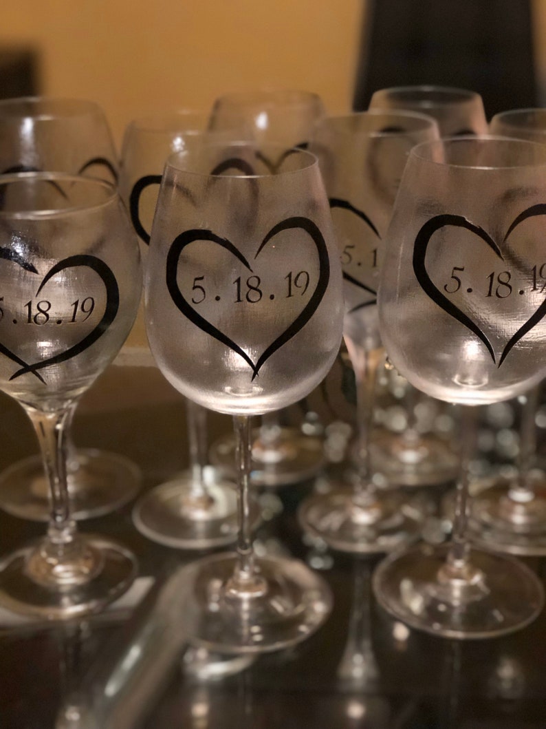 Personalized wine Glasses