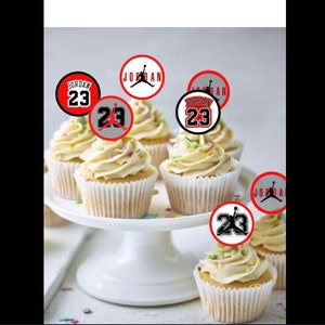 Jordan cupcake toppers