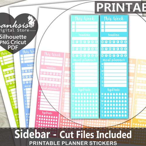 Printable Headers. Erin Condren Stickers. Printable Planner - Etsy