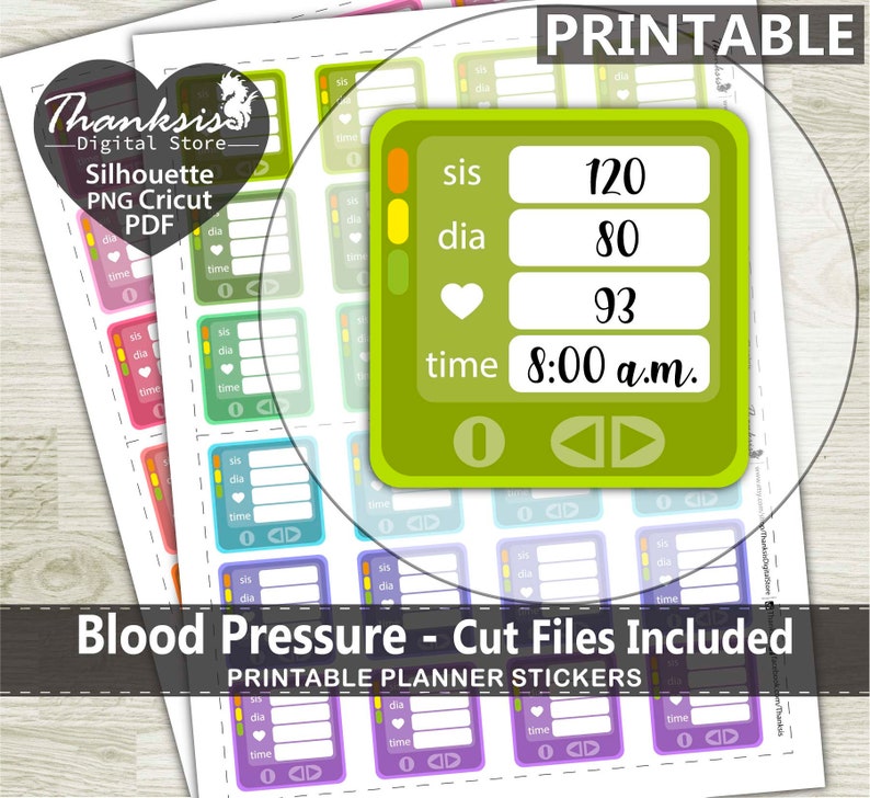 Blood Pressure Printable Planner Stickers Erin Condren Etsy Canada blood-pressure-printable-planner-stickers-erin-condren-etsy-canada