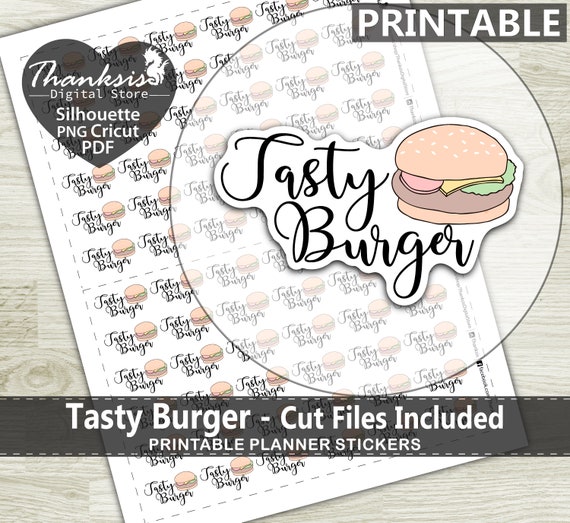 Burger Sandwich tasty burger - Hamburger - Sticker