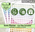 Icons Planner Printable Planner Stickers, Erin Condren Planner Stickers, Icons Planner Printable Stickers - Cut Files product logo
