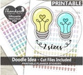 Doodle Idea Printable Planner Stickers, Erin Condren Planner Stickers, Doodle Printable Stickers - Cut Files product logo