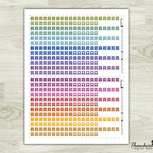 Date Flags Printable Planner Stickers, Erin Condren Planner Stickers ...