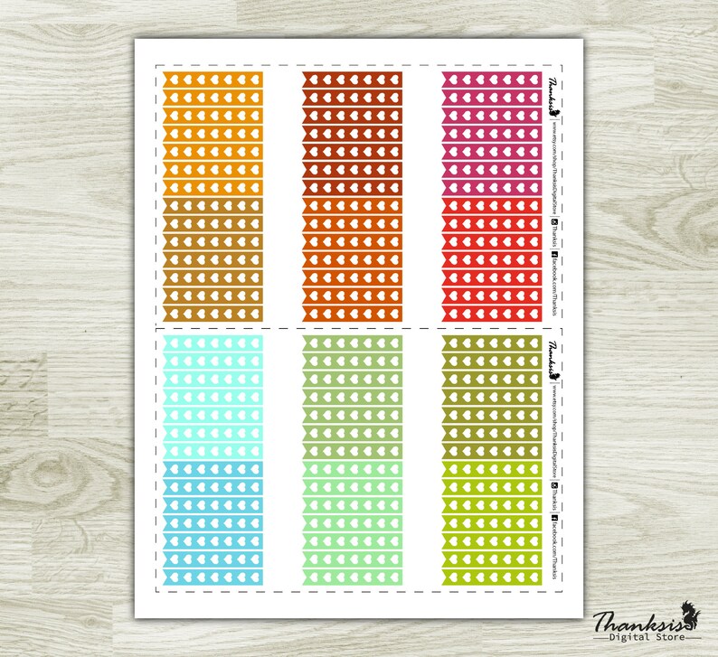 Checklist Flags Printable Planner Stickers Erin Condren | Etsy