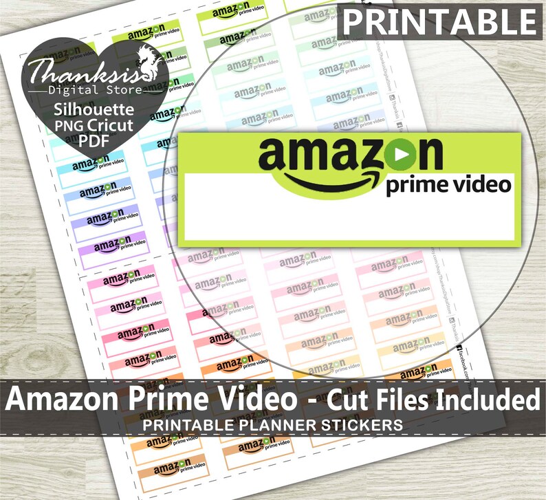 70 OFF Sale Amazon Prime Video Printable Planner Stickers Etsy
