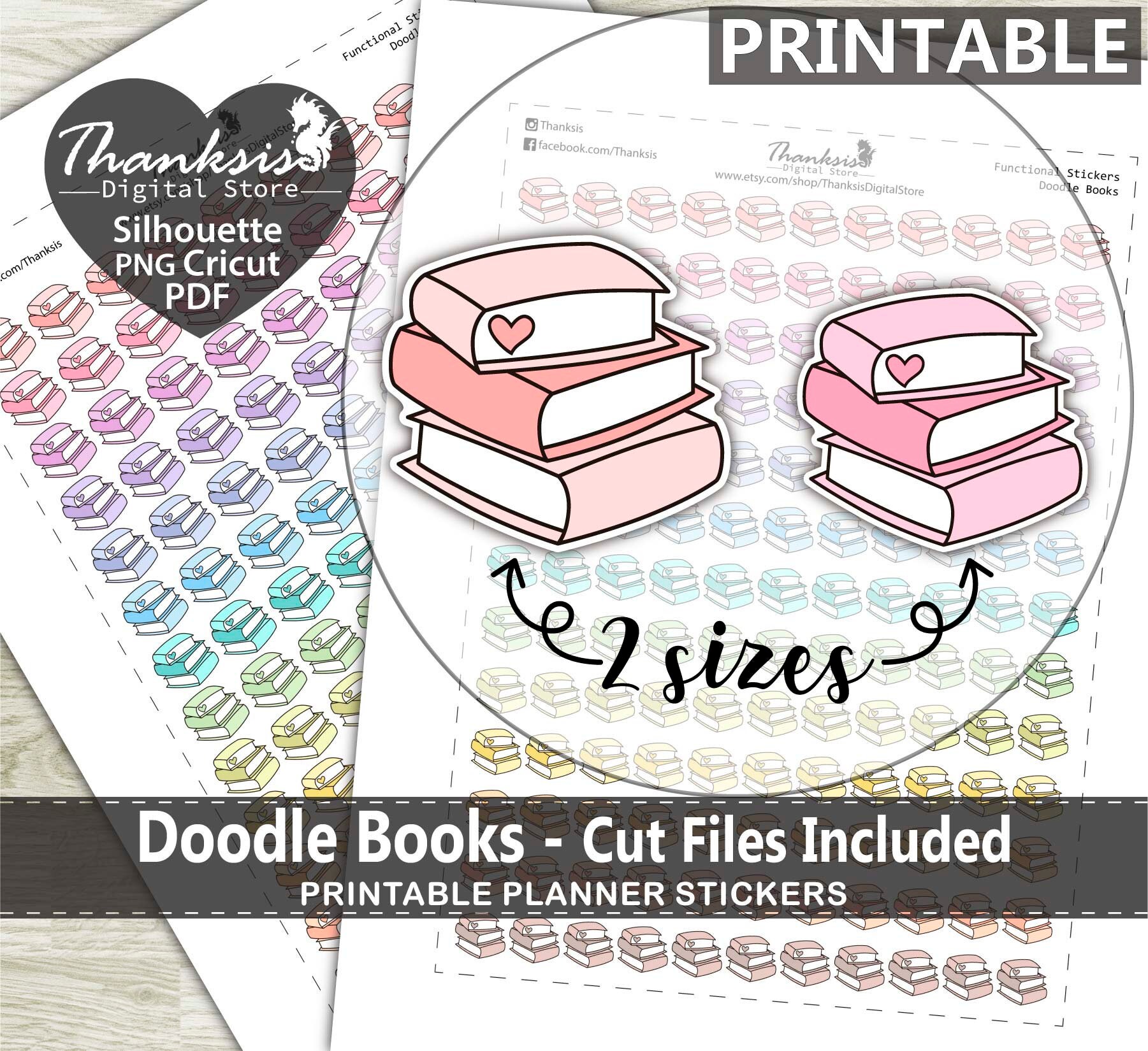 Doodle Books Printable Planner Stickers Erin Condren Planner Etsy Doodle Books Printable Planner Stickers Erin Condren Planner Etsy