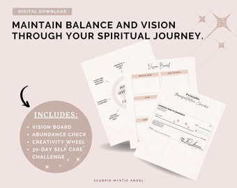 Manifest Your Magic Journal, afdrukbare manifestatieplanner (digitale download)