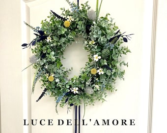 Wild flower meadow wreath