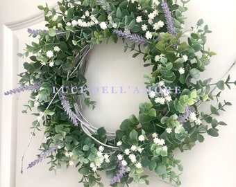 Eucalyptus and Lavender Wreath