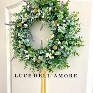 Spring Meadow Wreath, handmade to order