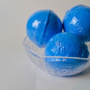 Blauwe egel Bad bom (Blueberry jam geurende)