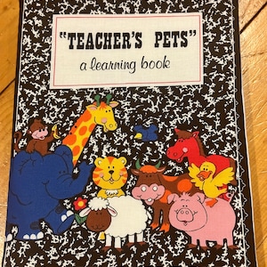 Teachers Pets cloth fabric baby book,  educational fabric book, fabric book, school cloth baby book, fabric baby book, learning fabric book