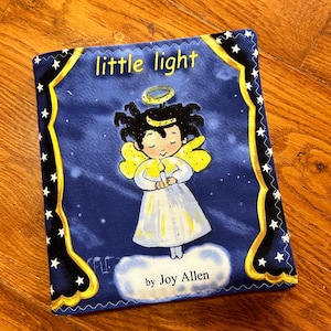 Little Light cloth fabric baby book, Christmas fabric book, fabric book, Nativity cloth baby book, Jesus cloth book, Christian soft book