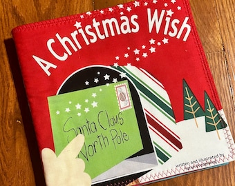 A Christmas Wish Fabric Baby Book: Holiday Bedtime Story