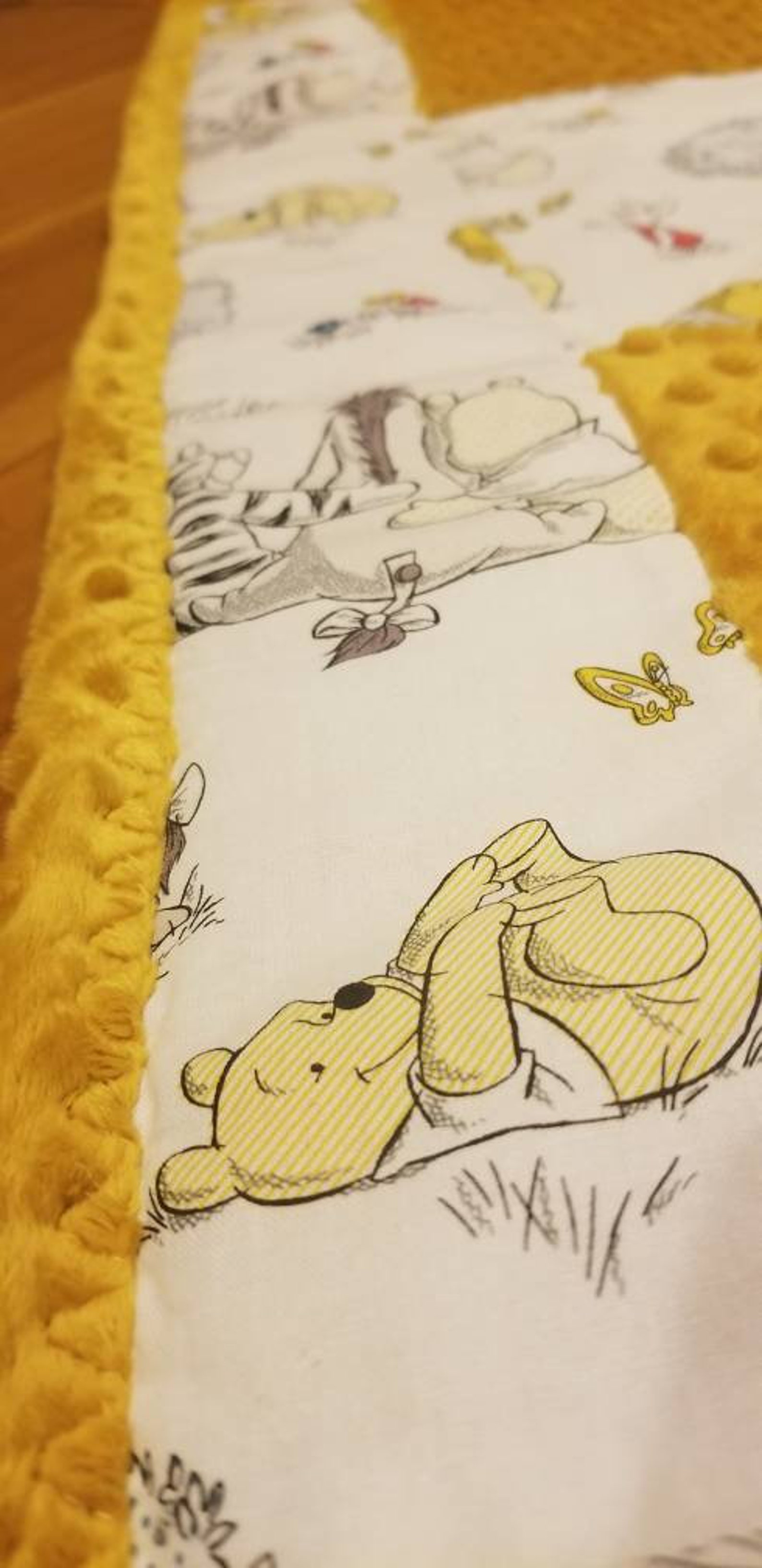 Classic winnie the pooh baby blanket winnie blanket piglet Etsy